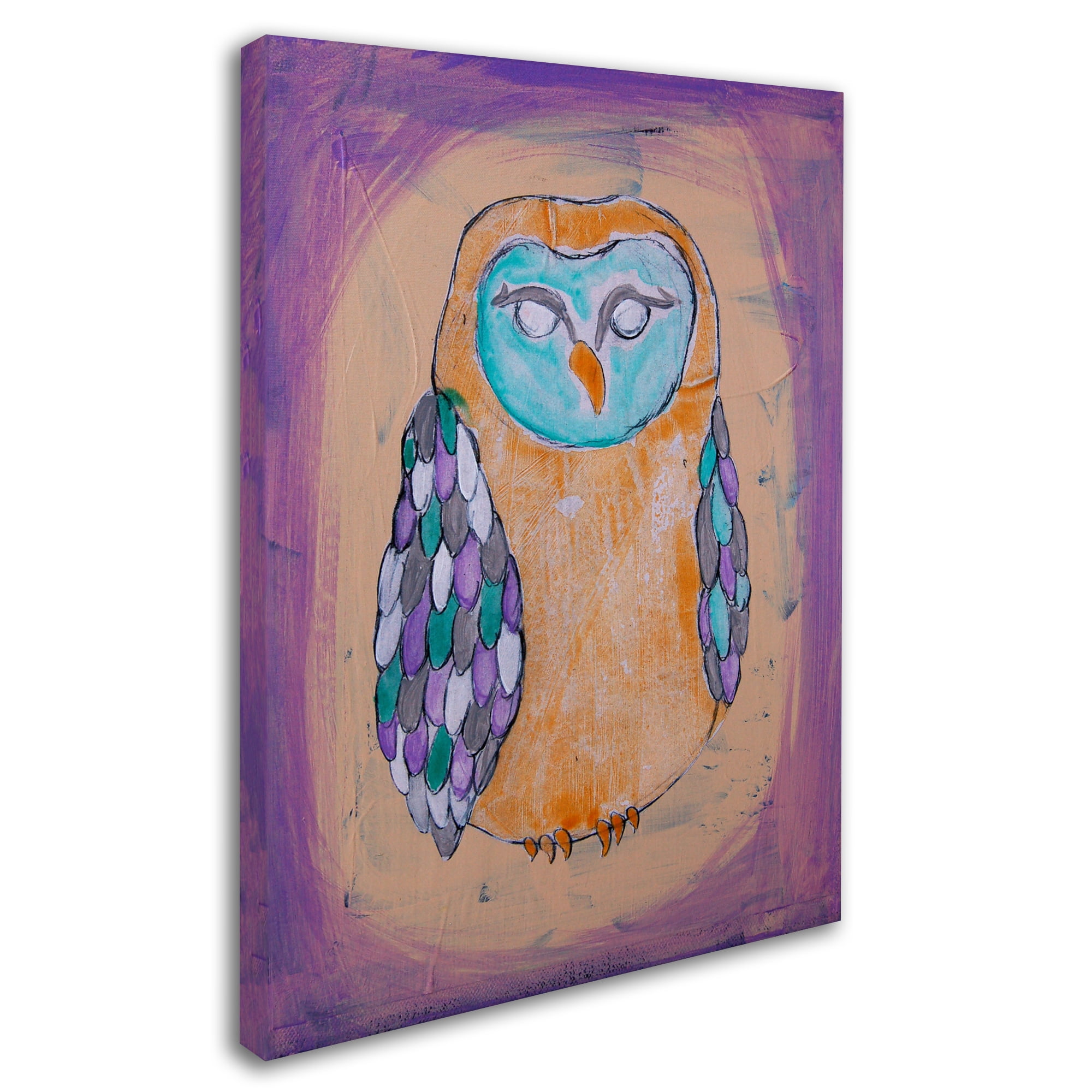 Nicole Dietz 'Owl I' Canvas Art 18 x 24
