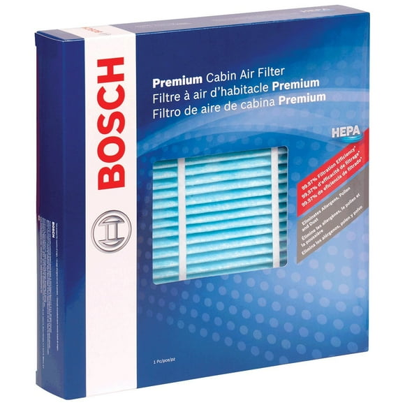 Bosch Automotive 6017C HEPA Cabin Air Filter for Select Infiniti EX, FX, G, M, Q, QX (25 35 37 40 45 50 56 60 70 80) Nissan Armada, GT-R, Titan XD Ram Volkswagen Chrysler Dodge Grand Caravan