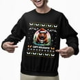 thumbnail image 2 of Christmas Sweatshirt, Capy Holidays Funny Capybara Christmas Sweatshirt, Cute Animal Holiday Sweatshirt, Unique Capybara Lover Gift for Men & Women, 2 of 5