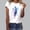White #1, variant on Guluxicc Womens Graphic T Shirts Crew Neck Casual Classic Comfy Trendy T Shirts for Women