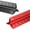 Red+Black, variant on Architectural Scale Ruler: 12" Imperial Aluminum Alloy Metal Architecture Measuring Tools, Engineering Drafting Construction Drawing Blueprints Triangular Architect Scaling Rulers 12 Inches