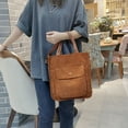 thumbnail image 6 of Stylish Corduroy Tote Bag for Women Everyday Casual Shoulder and Top Handle Designer Purse, 6 of 6