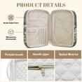 thumbnail image 6 of Xixirimido Rabbit Butterfly Forest Floral Print Quilted Bible Cover Case for Women Men Large Carrying Bag Book Tote Bags with Handle Bible Study Supplies Christian Gifts for Easter, 6 of 7