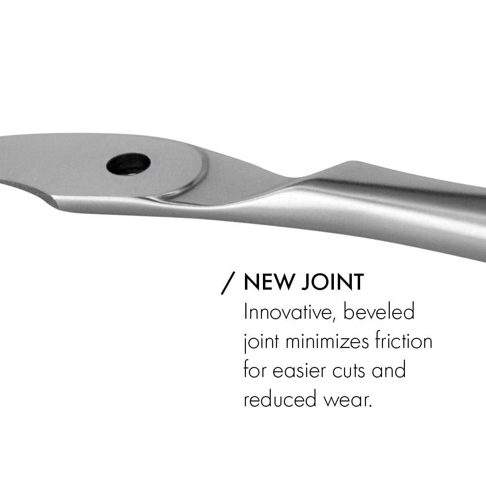 GERMANIKURE Professional Nail Scissors - FINOX High Carbon Stainless Steel Manicure Tools with Leather Case - Handcrafted in Solingen, Germany