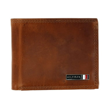 land Productie Overgave Tommy Hilfiger Men's Slim Valet Passcase Stitch Genuine Leather Bifold  Wallet (Black) - Walmart.com