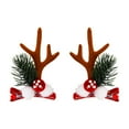 thumbnail image 2 of Christmas Deer Antlers Hair Clip Children's Christmas Gift Deer Ears Ducks Billed Clip Bow Hair Clip Headpiece, 2 of 6