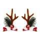 thumbnail image 2 of Adornos navideños de terciopelo a rayas blancas y fresa con forma de piruleta de caramelo, árbol de Navidad de piruleta de caramelo, adornos de terciopelo a rayas rojas y blancas, estilo, 2 of 6