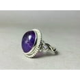 thumbnail image 6 of Heaven Crafts Amethyst Ring 925 Sterling Silver Oval Gemstone Statement Ring Gift For Her, 6 of 6