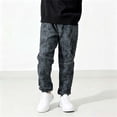 thumbnail image 3 of Klisyaur Joggers for Boys Elastic High Waist Streetwear Sweatpants School Casual Loose Comfy Sport Pants with Pockets, 3 of 8