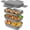 Gray, variant on BWCH Adult Lunch Box,3 Stackable Bento Lunch Containers for Adults