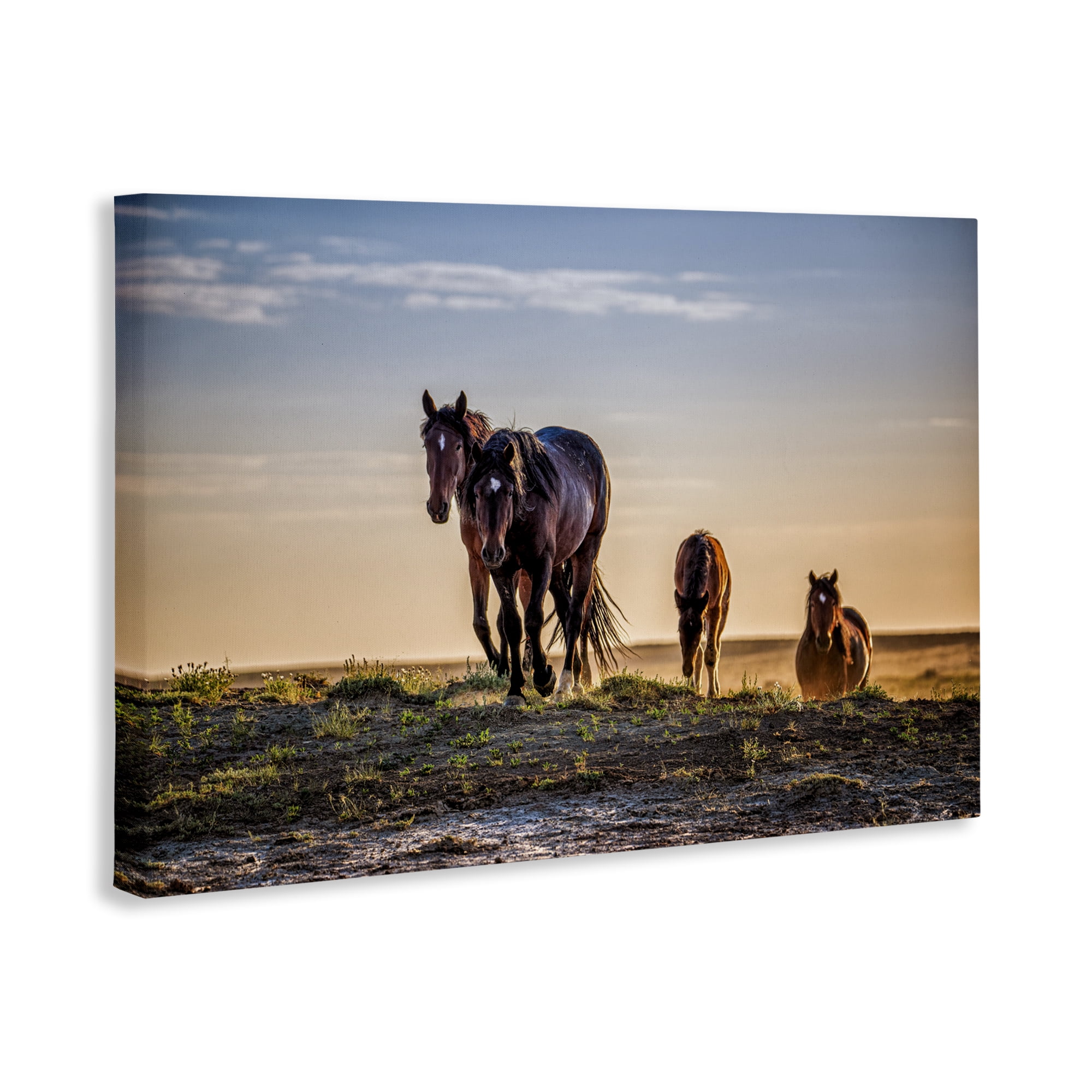 Stupell Industries Horses Coming Home Canvas Wall Art, design by Tim West