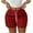 Red, variant on UAMVSH Sweat Shorts for Women Trendy Ladies Summer Casual Athletic Shorts Comfy Drawstring Elastic Waist Active Lounge Shorts