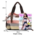 thumbnail image 3 of Bolso de mano SNUG STAR de lona multicolor a rayas para mujer, 3 of 5