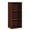 Mahogany, variant on Pemberly Row Three Shelf Wooden Bookcase in Cherry Finish
