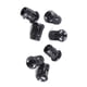 thumbnail image 2 of Soporte de diodo plástico Negro Clip Bisel Montaje Telituny 50 Uds para LED 3mm 5mm 8mm 10mm Ticfox, 2 of 14