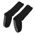thumbnail image 1 of Calcetines De Punto Anchos Calcetines Elásticos No Vinculantes Con Empuñaduras Para Hombres Y Mujeres Negro Aplicable Para Ejercicio De Ocio, 1 of 7