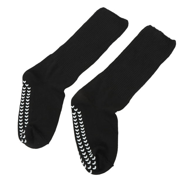 Calcetines De Punto Anchos Calcetines Elásticos No Vinculantes Con Empuñaduras Para Hombres Y Mujeres Negro Aplicable Para Ejercicio De Ocio