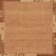 thumbnail image 1 of Ahgly Company Indoor Square Abstract Orange Abstract Area Rugs, 6' Square, 1 of 6