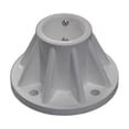 thumbnail image 4 of Saftron 3" Surface Mount Base for 1.9" OD Swimming Pool Ladder/Rail, White, 4 of 4