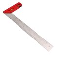 thumbnail image 3 of Framing Square, Professional Measurement Ruler 90 45 Degree Woodworking Square Carpenter Square Metal Ruler Right Angle Ruler Carpenter Square Layout Tool with Level Bubble, 3 of 7
