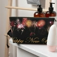 thumbnail image 7 of New Years Eve Handbag Purse Tote Organizer Zipper Closure Cosmetic Pouch Bag For Travelling, 7 of 7