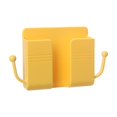thumbnail image 1 of Remote Control Storage Box Wall Mounted Phone Holder Plastic Case Organizer for Home Office, 1 of 10