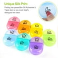 thumbnail image 3 of Organizador de pastillas Wosthever de 7 días con 14 compartimentos, 3 of 6