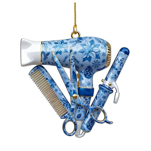 Organizador de peluquería: colgador de pared para peluquería, para tijeras, peines, cepillos y pinzas