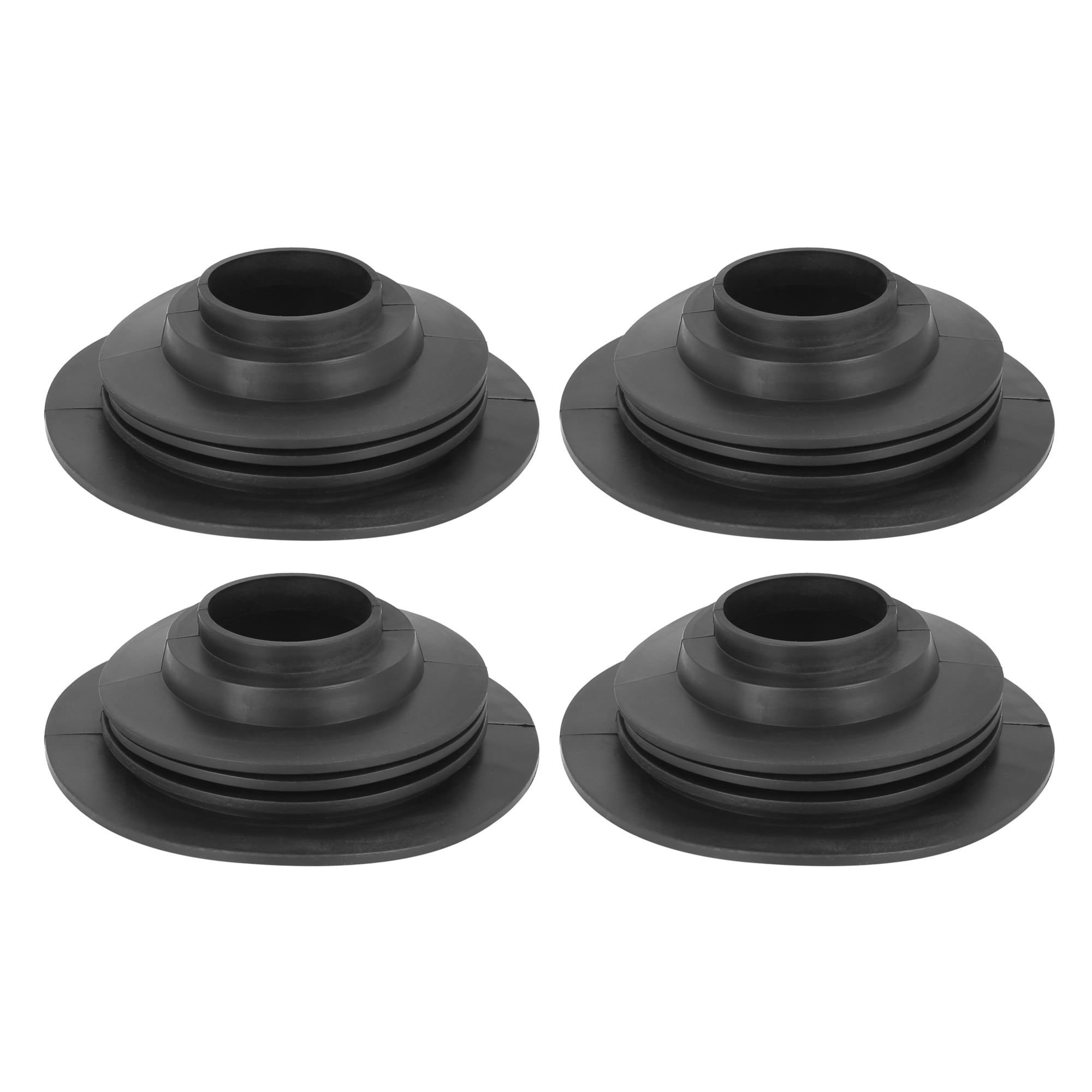 4pcs Car LED Light Dust Cover Headlight Fog Light Dustproof Seal Cap