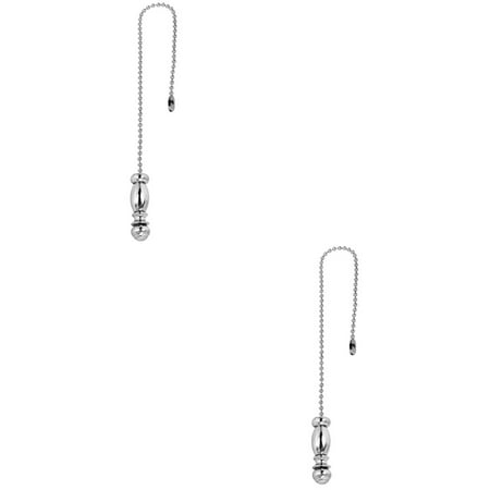 

2 Count Chandelier Pull Switch Ceiling Fan Chain Pull Beaded Chain with Connector Pull Chain Extension Pulling