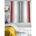 thumbnail image 4 of Sheer Curtains 63 Inches Long, Red Grey Light Filtering Window Curtains for Living Room/Bedroom, Gray Farmhouse Modern Rustic Rod Pocket Voile Sheer Curtain Drapes, 52"W x 63"L, 2 Panels, 4 of 8