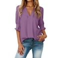 thumbnail image 1 of Tech Extensible Chemise à Manches Longues pour Femmes Chemise Ample Active Manches Courtes T-Shirt d'Entraînement Manches Courtes Hauts de Course Manches Longues Chemise Décontractée T-Shirts pour Femmes Course, 1 of 4