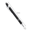thumbnail image 5 of AYYUFE 10Pcs 1.0 Nib Refill Replaceable Ballpoint Pen with Clip Comfortable Grip Metal Aluminum Rod Black Ink Writing Pen Office Supplies Dark Blue, 5 of 7
