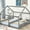 Gray, variant on Twin Size House Platform Beds In Gray, With Safe And Strong Frame Structure