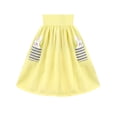 thumbnail image 5 of Sunny Fashion Girls Dress Yellow Easter Bunny Pocket Cute Long Sleeve Cotton Casual 5 Years, 5 of 7