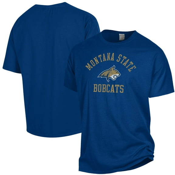 Men's ComfortWash Navy Montana State Bobcats Garment Dyed T-Shirt