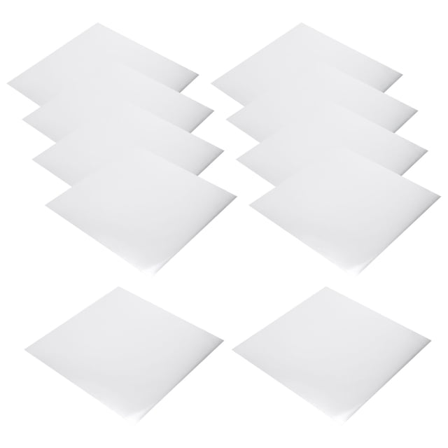CRAFTHROU 25Pcs Square Mirror Tiles Self Adhesive for Bathroom Wall Decoration