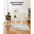 thumbnail image 5 of Kyspho One Piece Electric Standing Desk with Drawer, 48" x 24" Maple Wood-top Height Adjustable Office Desk with USB Charging Ports, Sit to Stand Desk for Home, 5 of 11