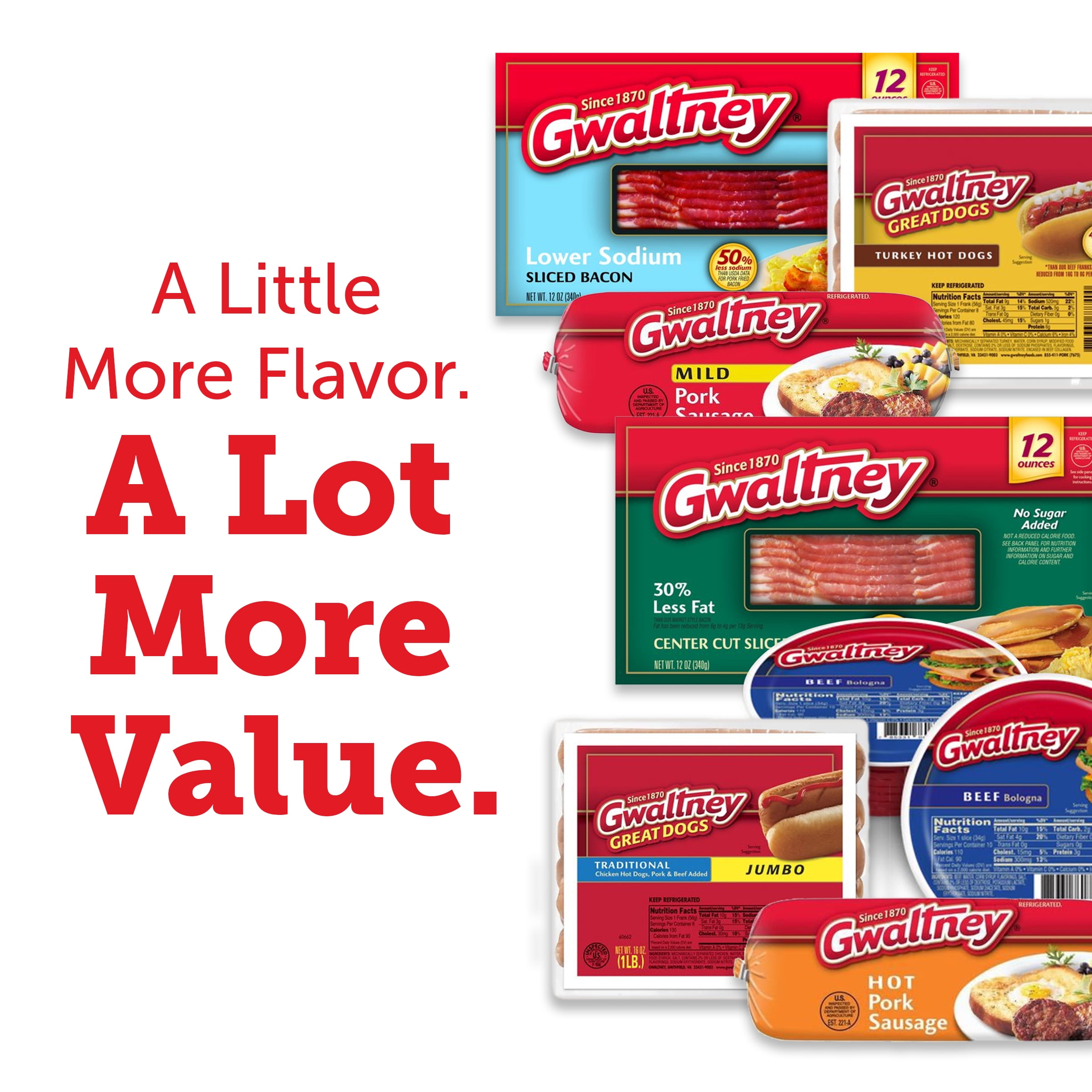Gwaltney Hot Dogs, 8 Count