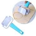 thumbnail image 6 of LHWEN Rolling Pin Cookie Cutter Set Dough Cutter Tool Kitchen Baking Kit PP Plastic Material Includes Circle Square Cutters Comfortable Handle Easy Storage Dishwasher Ideal for Cookies Mini Pizzas, 6 of 8
