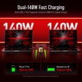 thumbnail image 3 of Batería externa AOHI 310 W PD3.1 20000 mAh con 2 puertos USB-C de 140 W, 3 of 9