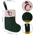 thumbnail image 2 of Niusricy Christmas Decorations Knit Hanging Stockings Cartoon Letter Embroidery Christmas Tree Ornament Gift Bag Party Decoration, 2 of 9