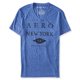 thumbnail image 2 of Aeropostale - Camiseta gráfica con cuello en V de Nueva York para hombre, azul, XXL Aeropostale Camiseta gráfica, 2 of 2