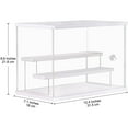 thumbnail image 3 of Acrylic Display Case for Action Figures, Acrylic Minifigure Dustproof Showcase Display Case Storage with Movable Steps for Kids Adults, 3 of 9