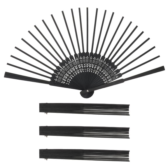 Tineasur DIY Craft Fan Frame in Black - Easy Assembly, Durable Structure 4Pcs