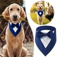 thumbnail image 2 of Ailezt Dog Bow Tie, Tuxedo Bowtie with Adjustable Collar Cute Pet Collar Elegant Bowtie with Hook and Loop for Pet Wedding Bandana Birthdays Gift, 2 of 5
