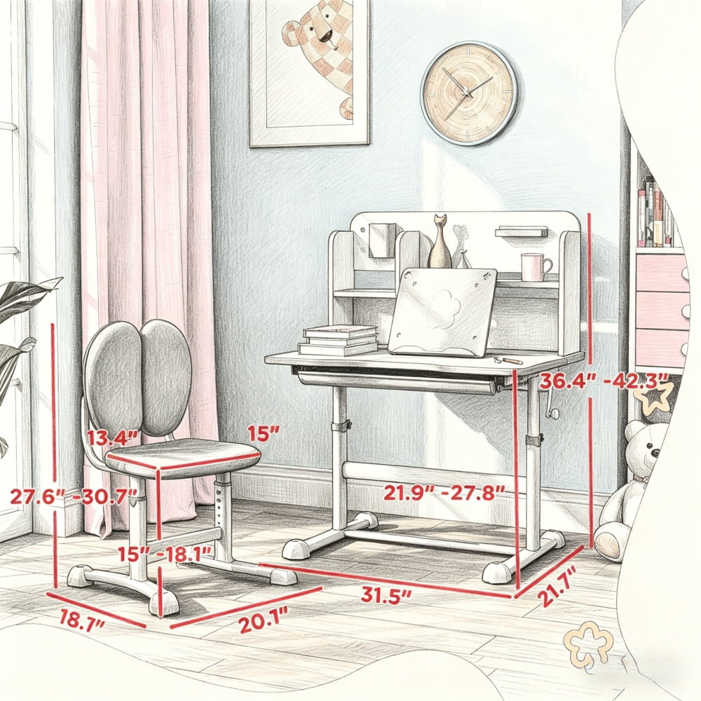 Table + Chair Set for Kids