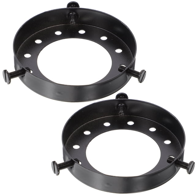 2 Pcs Anneau de Couverture d'Abat-jour pour Lampe de Plafond Accessoire d'Éclairage