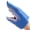 Blue, variant on Movable Jaw Vinyls Fish Hand Puppet Soft Stuffed Toy For Interactive Storytelling Birthday Christmas Gift Preschool Play