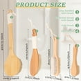 thumbnail image 2 of Keyohome 4Pcs Dry Body Brush with Bamboo Handle Exfoliating Body Face Foot Cleaning Brush Dead Skin Removal for Bathing Back Cleaning, 2 of 10